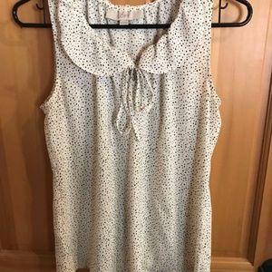 Ann Taylor Loft sleeveless blouse
